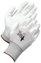 Bob Dale Gloves & Imports Ltd 99-1-9880-7 - Seamless Knit White Nylon White Polyurethane Palm