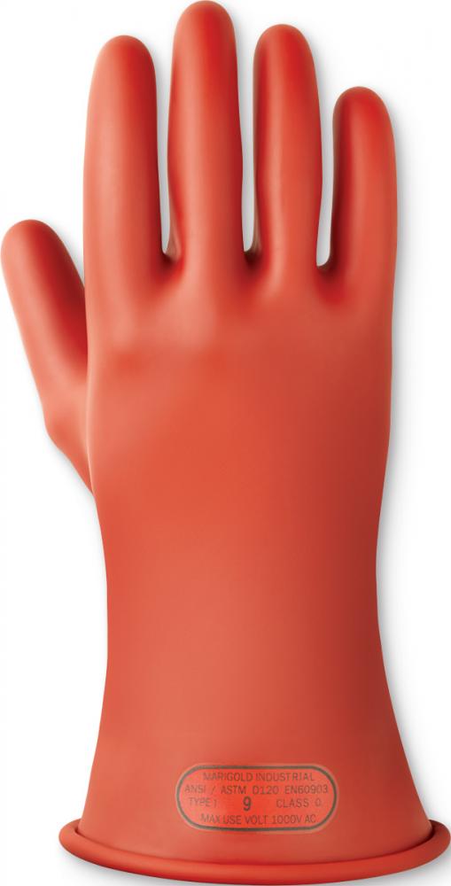 CLASS 0, ELECTRICAL RUBBER INSULATING GLOVES, RED, SIZE 11<span class=' ItemWarning' style='display:block;'>Item is usually in stock, but we&#39;ll be in touch if there&#39;s a problem<br /></span>