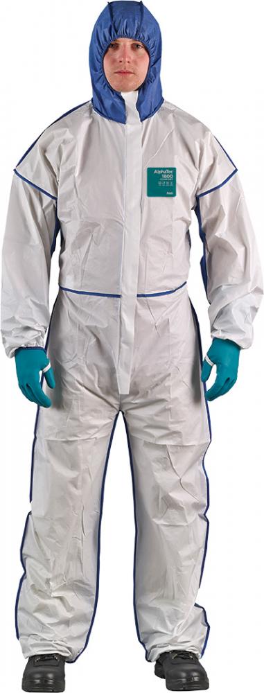 ALPHATEC® 1800 COMFORT - MODEL 195 WHITE COVERALLS<span class=' ItemWarning' style='display:block;'>Item is usually in stock, but we&#39;ll be in touch if there&#39;s a problem<br /></span>