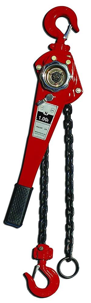 1 TON CAPACITY CHAIN PULLER, 5 FEET LIFT<span class=' ItemWarning' style='display:block;'>Item is usually in stock, but we&#39;ll be in touch if there&#39;s a problem<br /></span>