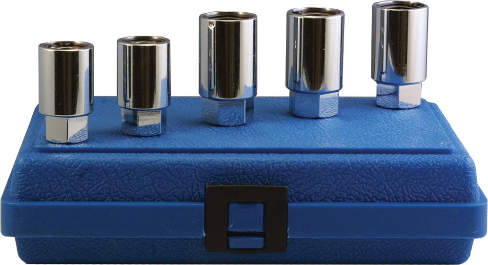 5-PC. SAE STUD PULLER SET - 1/4&#34;, 5/16&#34;, 3/8&#34;, 7/16&#34;, 1/2&#34;<span class=' ItemWarning' style='display:block;'>Item is usually in stock, but we&#39;ll be in touch if there&#39;s a problem<br /></span>