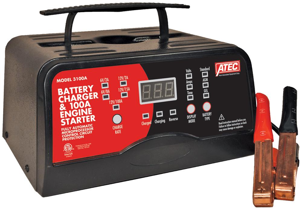 ATEC BATTERY CHARGER, 6/12V 15/2A AUTOMATIC, 100A START<span class=' ItemWarning' style='display:block;'>Item is usually in stock, but we&#39;ll be in touch if there&#39;s a problem<br /></span>