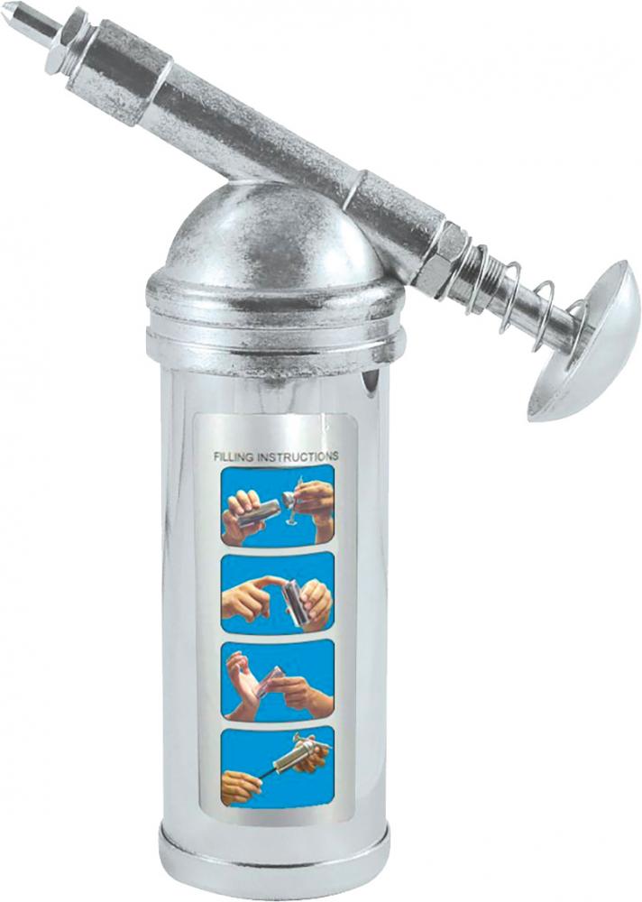MINI GREASE GUN, 3 OZ.<span class=' ItemWarning' style='display:block;'>Item is usually in stock, but we&#39;ll be in touch if there&#39;s a problem<br /></span>