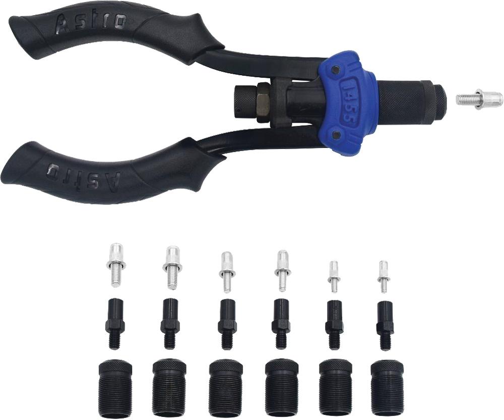 HAND RIVET STUD SETTER KIT - METRIC & SAE W/ RIVET STUDS – 10-24, 1/4&#34;, 5/16&#34;, M5, M6 & M8<span class=' ItemWarning' style='display:block;'>Item is usually in stock, but we&#39;ll be in touch if there&#39;s a problem<br /></span>