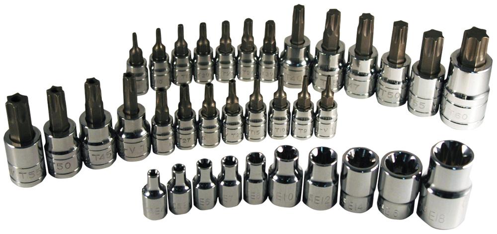 35 PC. STAR BIT SOCKET SET<span class=' ItemWarning' style='display:block;'>Item is usually in stock, but we&#39;ll be in touch if there&#39;s a problem<br /></span>