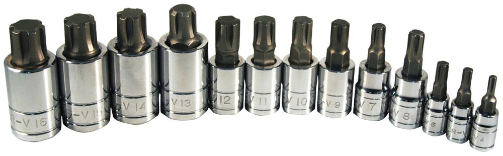 13 PC 6 LOBE POLYDRIVE BIT SOCKET SET<span class=' ItemWarning' style='display:block;'>Item is usually in stock, but we&#39;ll be in touch if there&#39;s a problem<br /></span>