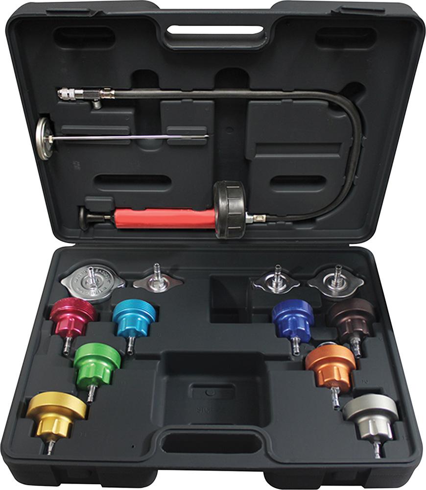 UNIVERSAL COOLING SYSTEM PRESSURE TEST KIT<span class=' ItemWarning' style='display:block;'>Item is usually in stock, but we&#39;ll be in touch if there&#39;s a problem<br /></span>