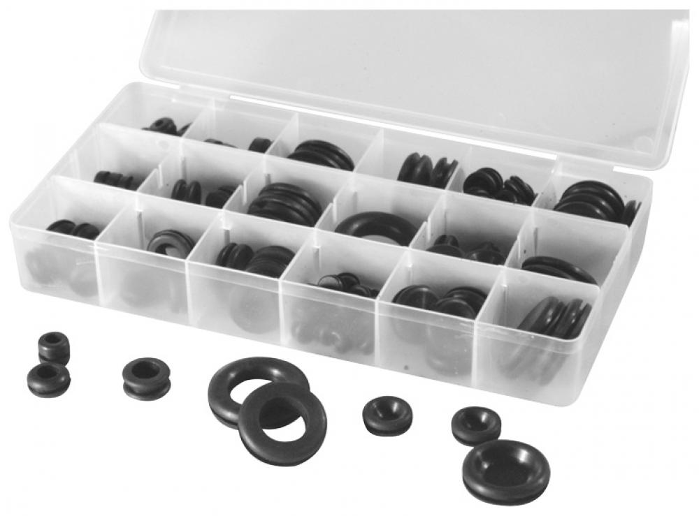 125PC RUBBER GROMMET ASST<span class=' ItemWarning' style='display:block;'>Item is usually in stock, but we&#39;ll be in touch if there&#39;s a problem<br /></span>