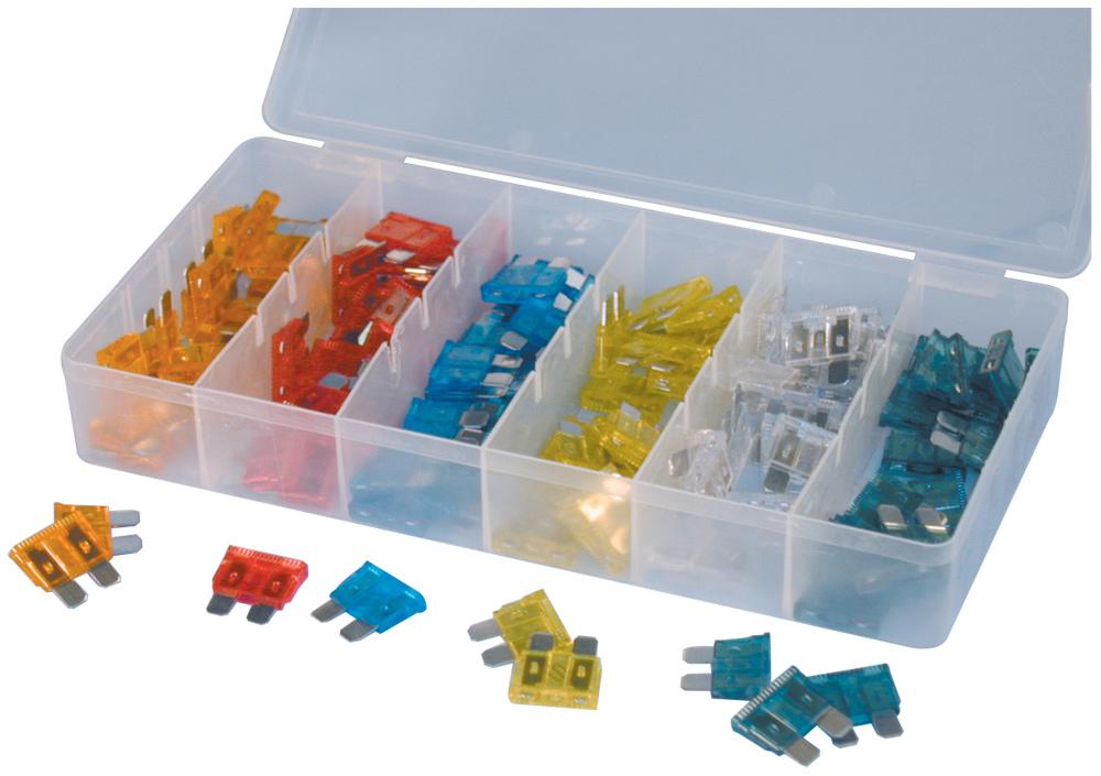120 PC. CAR FUSE ASSORTMENT<span class=' ItemWarning' style='display:block;'>Item is usually in stock, but we&#39;ll be in touch if there&#39;s a problem<br /></span>