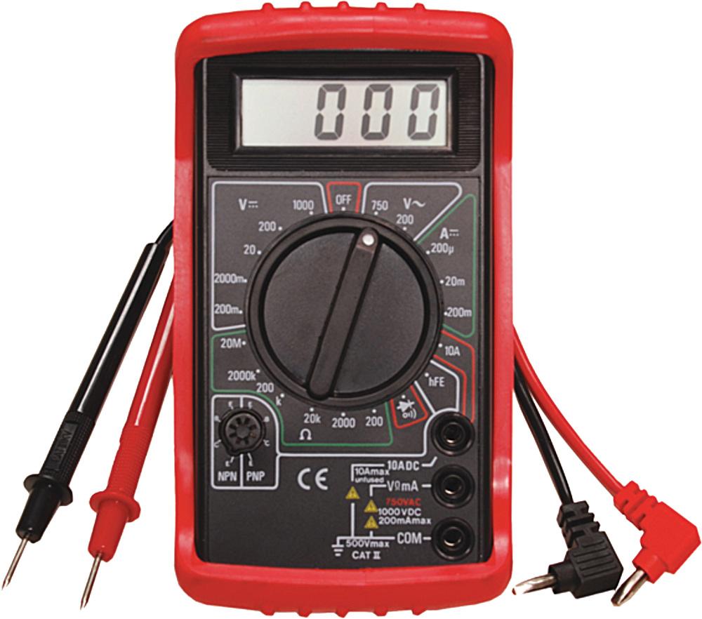 DIGITAL MULTIMETER, (20) TEST RANGES, (7) TEST FUNCTIONS<span class=' ItemWarning' style='display:block;'>Item is usually in stock, but we&#39;ll be in touch if there&#39;s a problem<br /></span>