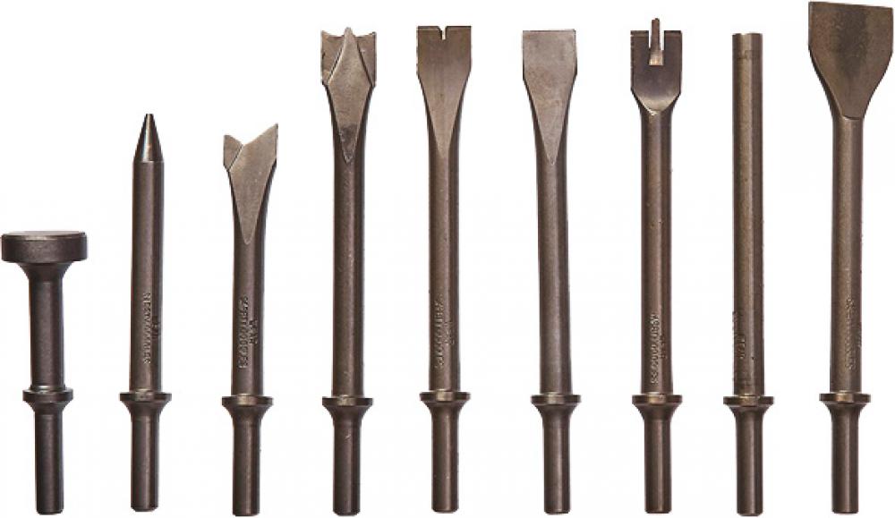 9 PIECE ALL PURPOSE AIR HAMMER CHISEL SET<span class=' ItemWarning' style='display:block;'>Item is usually in stock, but we&#39;ll be in touch if there&#39;s a problem<br /></span>