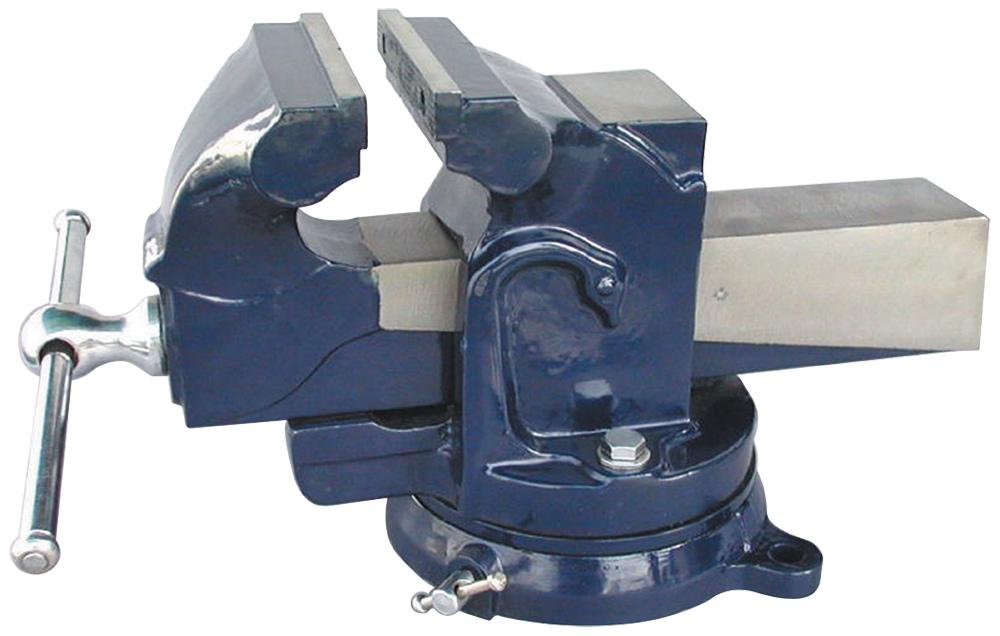 6” PROFESSIONAL SHOP VISE WITH SWIVEL LOCKING BASE<span class=' ItemWarning' style='display:block;'>Item is usually in stock, but we&#39;ll be in touch if there&#39;s a problem<br /></span>