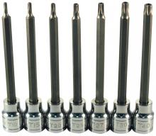 G2S ATD-13776 - 7 PC XL TAMPERPROOF TORX BIT SOCKET SET