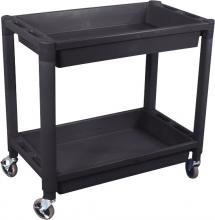 G2S ATD-7016 - 2-TRAY HEAVY DUTY PLASTIC UTILITY CART