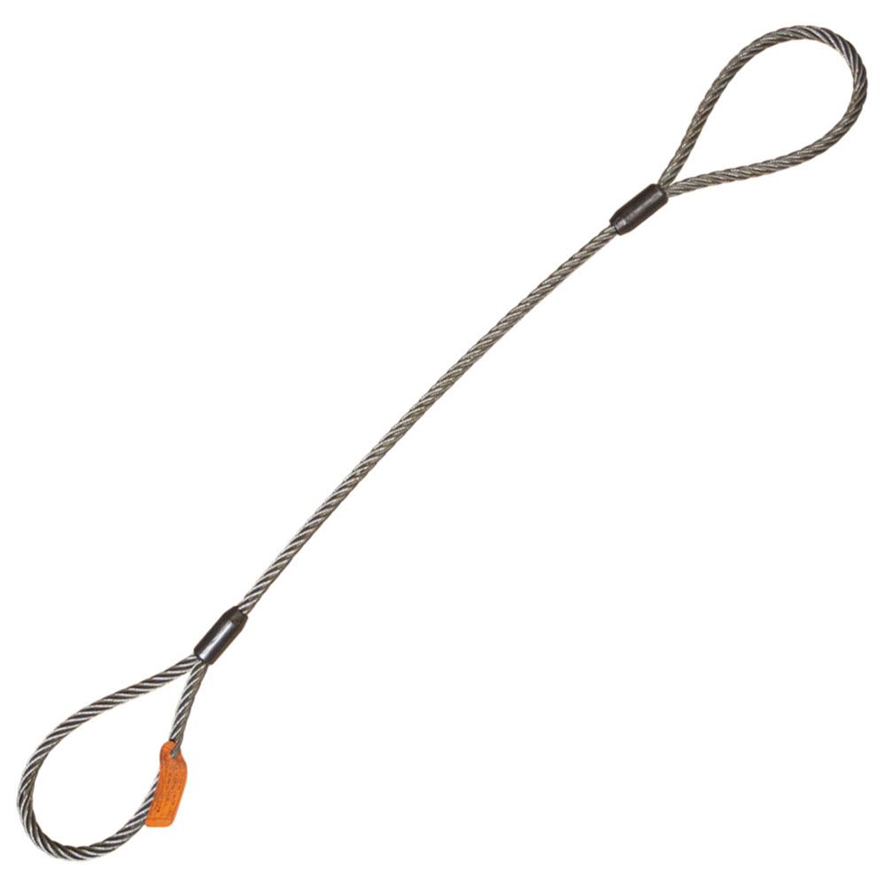 WIRE ROPE SLING EYE/EYE 3/8&#34; X 12&#39;<span class=' ItemWarning' style='display:block;'>Item is usually in stock, but we&#39;ll be in touch if there&#39;s a problem<br /></span>