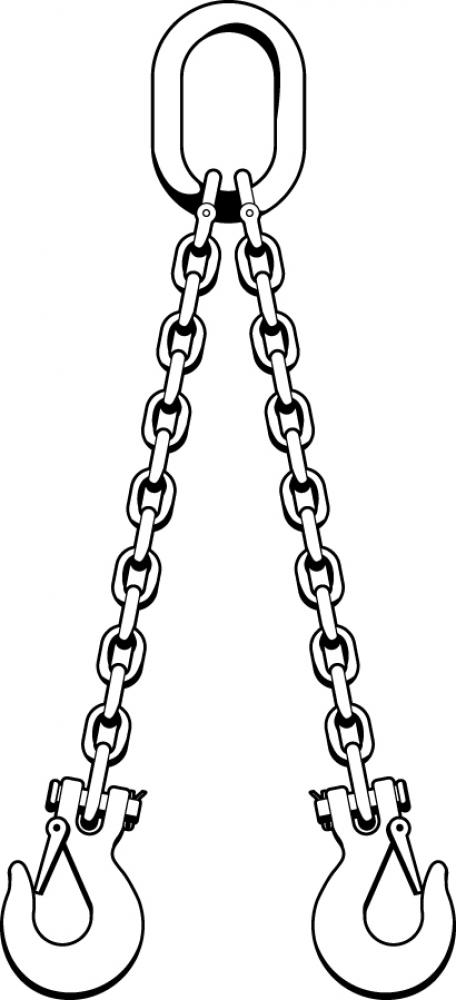 G100 CHAIN DOUBLE SLING 1/2&#34; X 8&#39; OBL/SLIP<span class=' ItemWarning' style='display:block;'>Item is usually in stock, but we&#39;ll be in touch if there&#39;s a problem<br /></span>