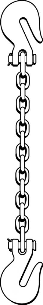 G80 CHAIN SINGLE SLING 1/2&#39;&#39; X 6&#39; GRAB/GRAB<span class=' ItemWarning' style='display:block;'>Item is usually in stock, but we&#39;ll be in touch if there&#39;s a problem<br /></span>