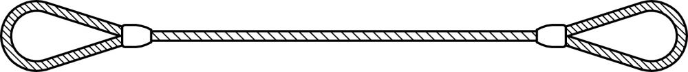 WIRE ROPE SLING 1-1/2&#39;&#39; X 4&#39; EYE & EYE<span class=' ItemWarning' style='display:block;'>Item is usually in stock, but we&#39;ll be in touch if there&#39;s a problem<br /></span>
