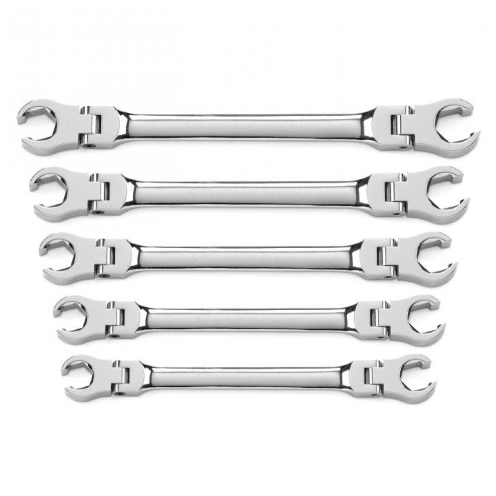 5 Pc. SAE Flex Flare Nut Wrench Set<span class=' ItemWarning' style='display:block;'>Item is usually in stock, but we&#39;ll be in touch if there&#39;s a problem<br /></span>