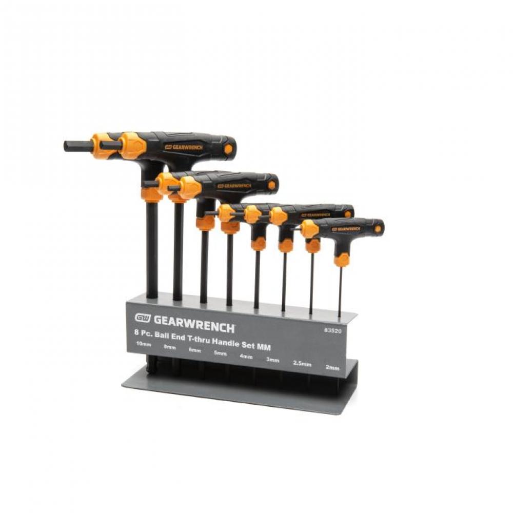 8-Key Metric Ball End T-Handle Hex Key Set<span class=' ItemWarning' style='display:block;'>Item is usually in stock, but we&#39;ll be in touch if there&#39;s a problem<br /></span>