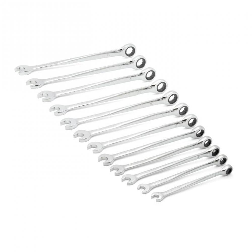 12 Pc. 72-Tooth 12 Point Metric XL X-Beam™ Combination Ratcheting Wrench Set<span class=' ItemWarning' style='display:block;'>Item is usually in stock, but we&#39;ll be in touch if there&#39;s a problem<br /></span>