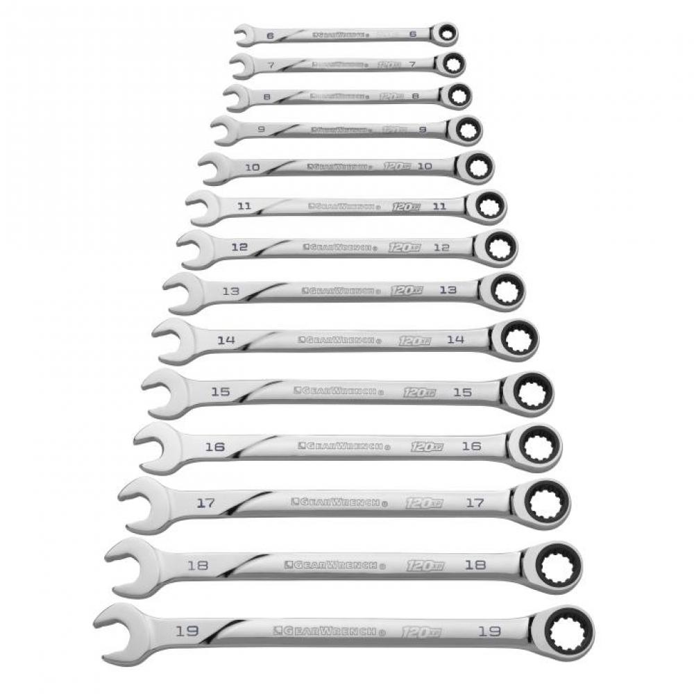 14 Pc. 120XP™ Universal Spline Metric XL Combination Ratcheting Wrench Set<span class=' ItemWarning' style='display:block;'>Item is usually in stock, but we&#39;ll be in touch if there&#39;s a problem<br /></span>