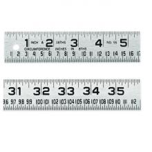 Crescent Lufkin 953FTN - 1-1/4" x 3' Tinner's Circumference Steel Rule