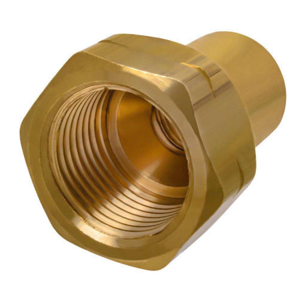 1/2&#34; POL Adaptor (FNPT) Brass<span class=' ItemWarning' style='display:block;'>Item is usually in stock, but we&#39;ll be in touch if there&#39;s a problem<br /></span>