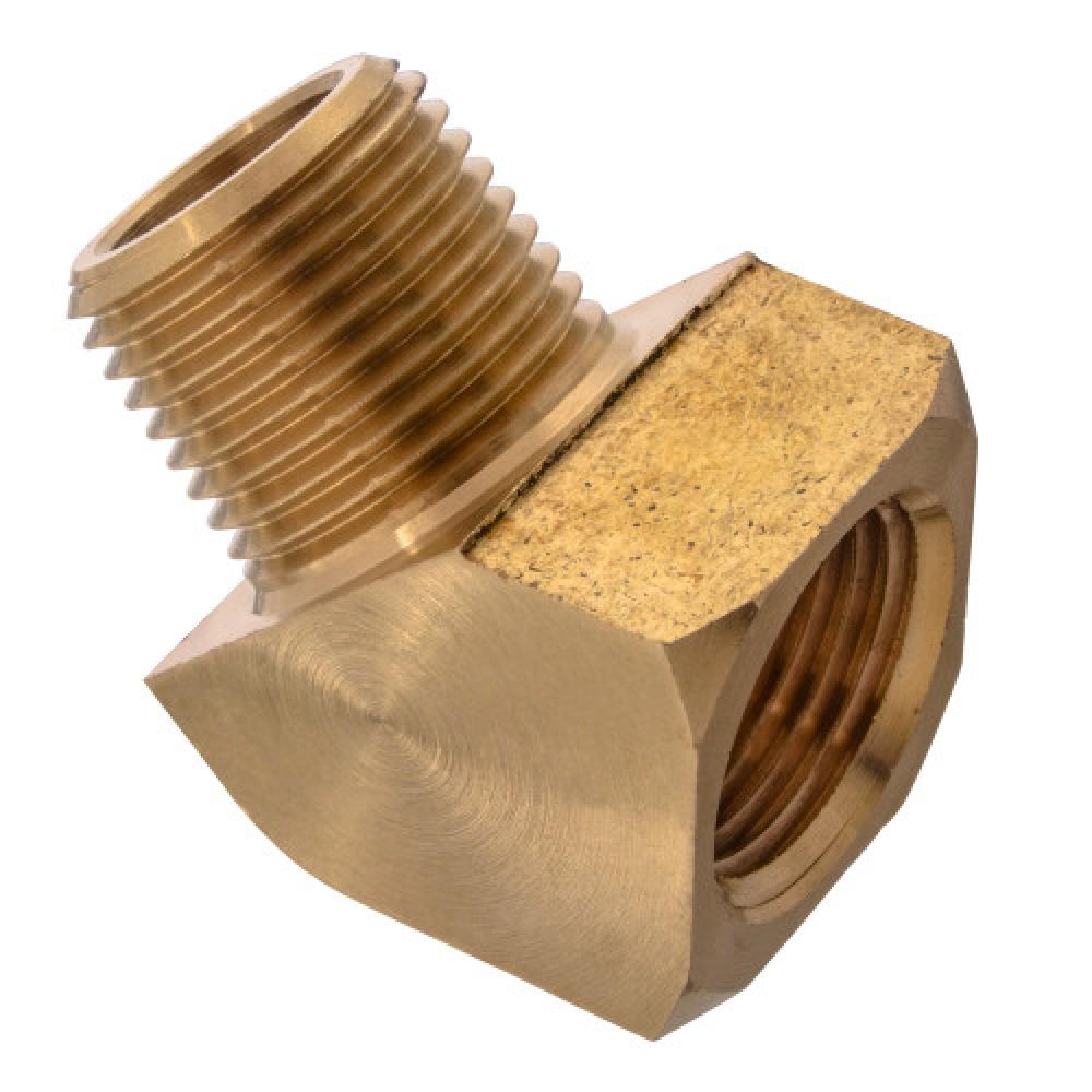 3/4&#34;x3/4&#34; Pipe Street Elbow 45° Brass<span class=' ItemWarning' style='display:block;'>Item is usually in stock, but we&#39;ll be in touch if there&#39;s a problem<br /></span>
