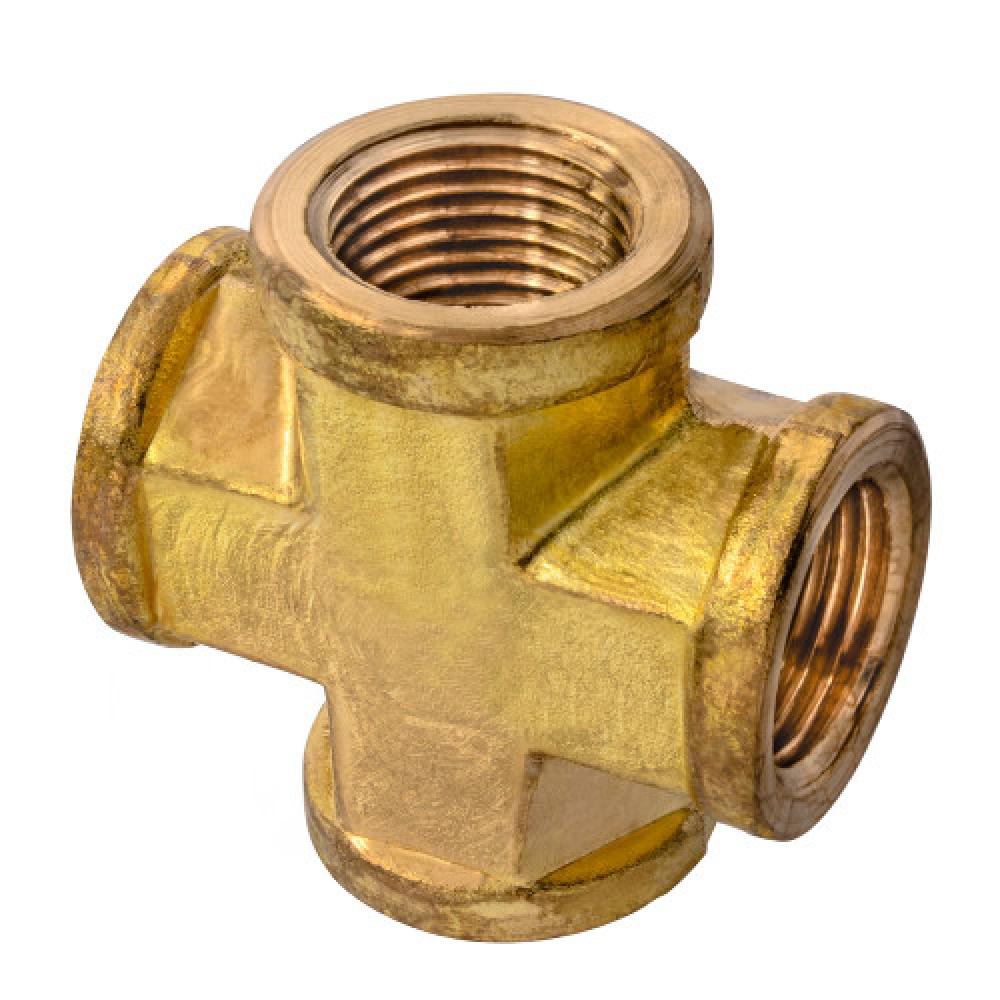1/4x1/8&#34; Pipe Cross FRGD Brass<span class=' ItemWarning' style='display:block;'>Item is usually in stock, but we&#39;ll be in touch if there&#39;s a problem<br /></span>