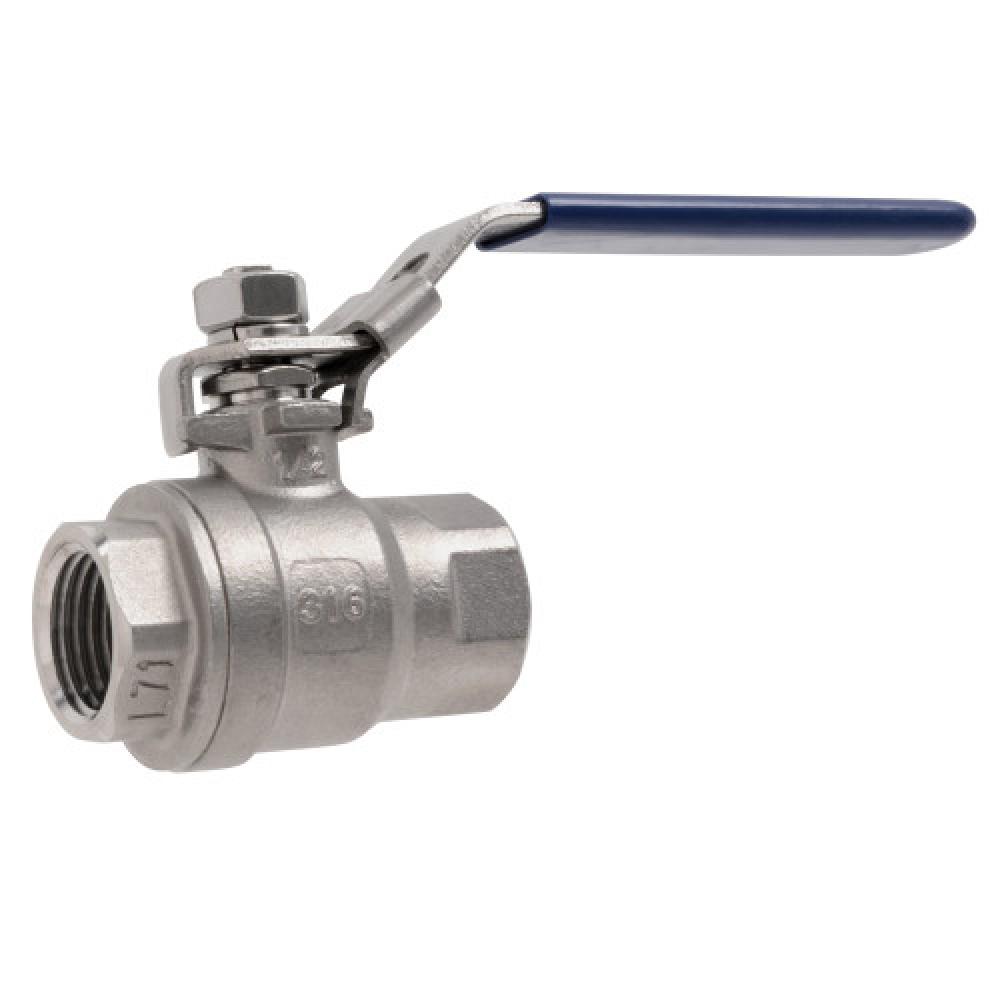 1/4&#34; Ball Valve 2000 P.S.I. Full Port Stainless<span class=' ItemWarning' style='display:block;'>Item is usually in stock, but we&#39;ll be in touch if there&#39;s a problem<br /></span>