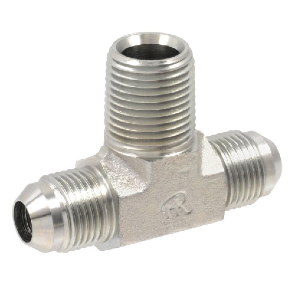 1/4&#34;x1/4&#34; JIC 37° Flare Tee Steel<span class=' ItemWarning' style='display:block;'>Item is usually in stock, but we&#39;ll be in touch if there&#39;s a problem<br /></span>