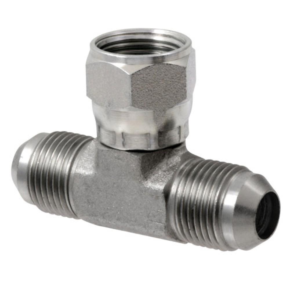1/4&#34; JIC 37° Flare Tee<span class=' ItemWarning' style='display:block;'>Item is usually in stock, but we&#39;ll be in touch if there&#39;s a problem<br /></span>