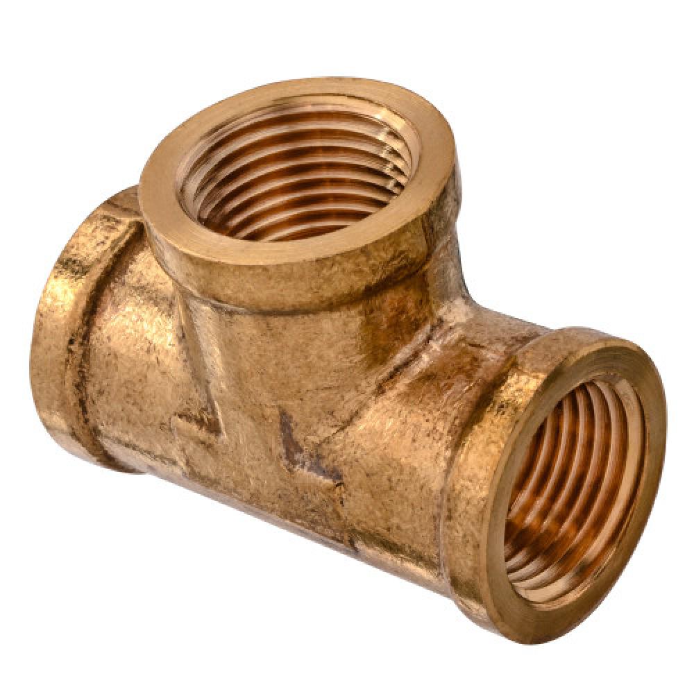 5/8&#34; Pipe Tee FRGD Brass<span class=' ItemWarning' style='display:block;'>Item is usually in stock, but we&#39;ll be in touch if there&#39;s a problem<br /></span>