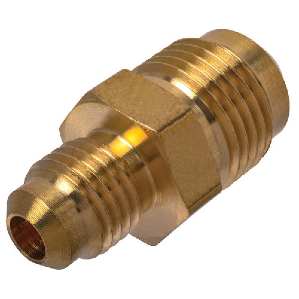 3/8&#34;x1/4&#34; Flare Union Reducing Coupling Brass<span class=' ItemWarning' style='display:block;'>Item is usually in stock, but we&#39;ll be in touch if there&#39;s a problem<br /></span>