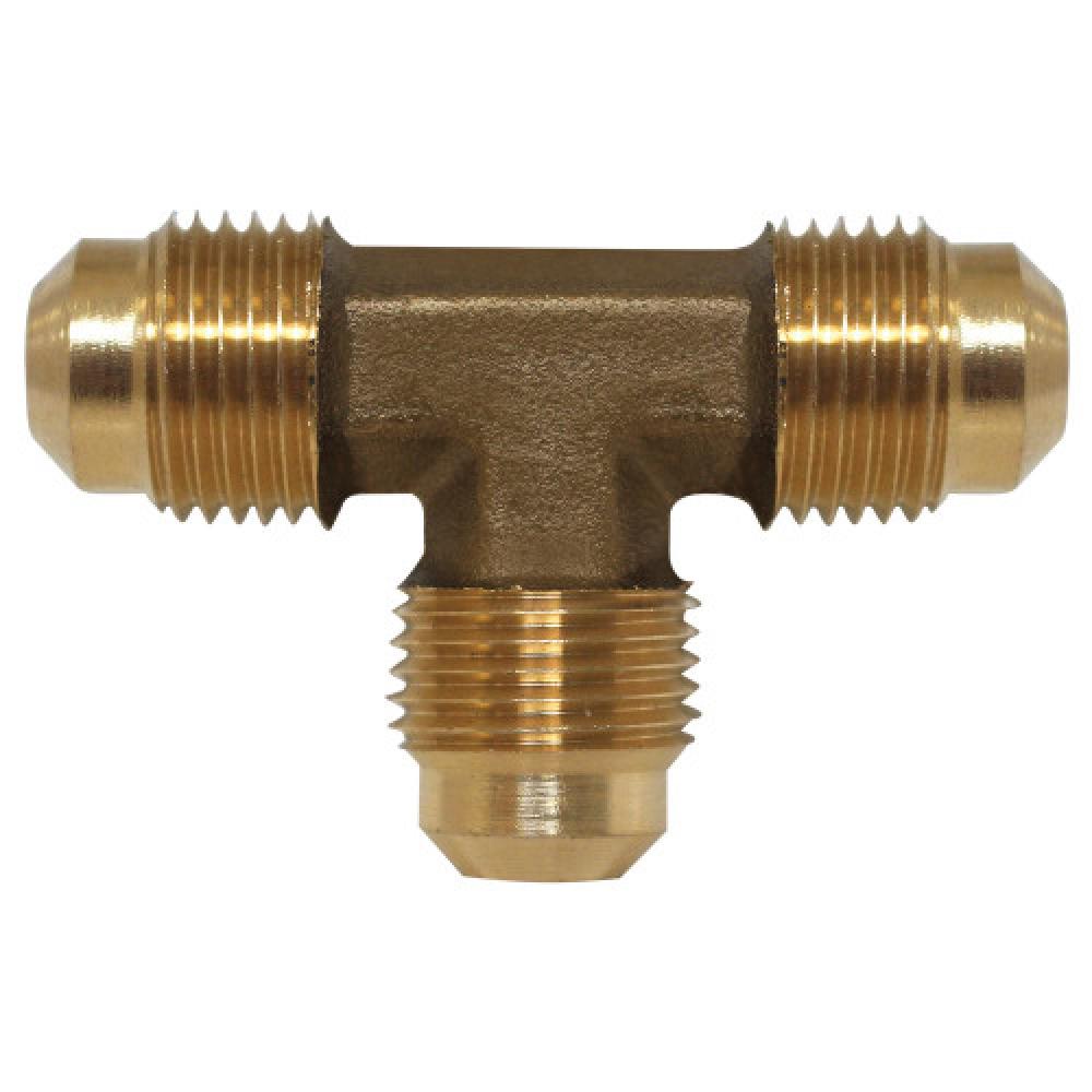 1/4&#34; Flare Tee Forged Brass<span class=' ItemWarning' style='display:block;'>Item is usually in stock, but we&#39;ll be in touch if there&#39;s a problem<br /></span>