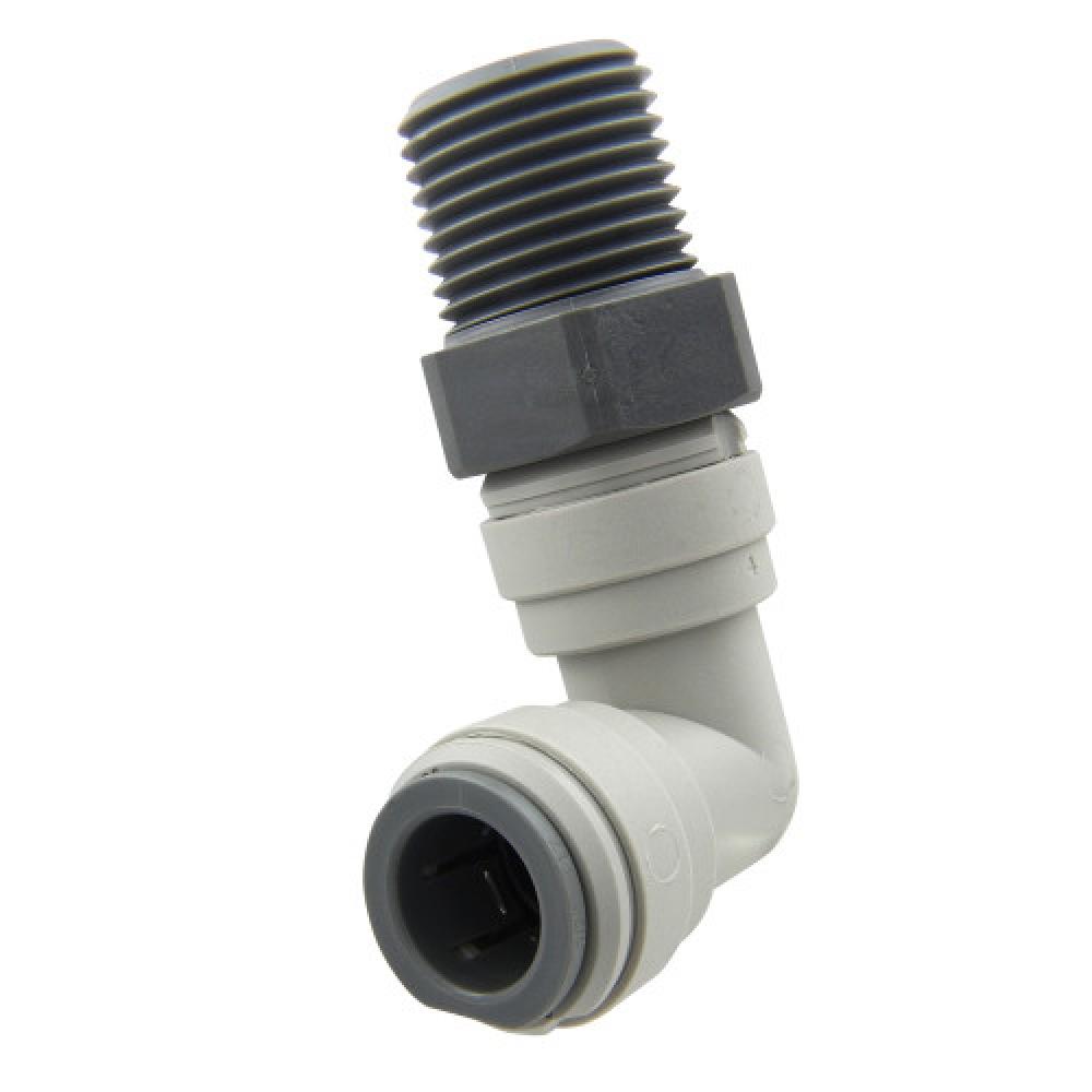 1/2&#34;x1/2&#34; John Guest PTC Elbow 90° Swivel Acetal<span class=' ItemWarning' style='display:block;'>Item is usually in stock, but we&#39;ll be in touch if there&#39;s a problem<br /></span>
