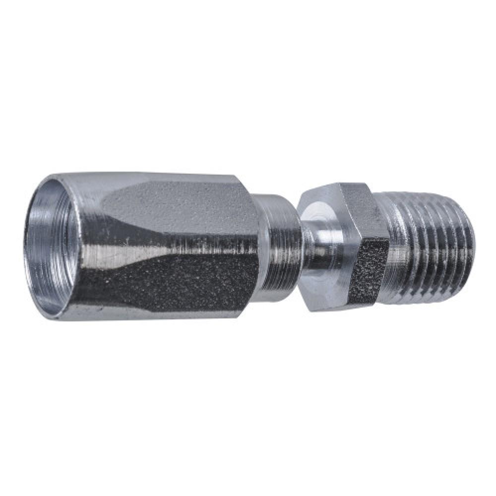 1/4&#34;x1/8&#34; Hose Ends Male Pipe Medium Pressure Steel<span class=' ItemWarning' style='display:block;'>Item is usually in stock, but we&#39;ll be in touch if there&#39;s a problem<br /></span>