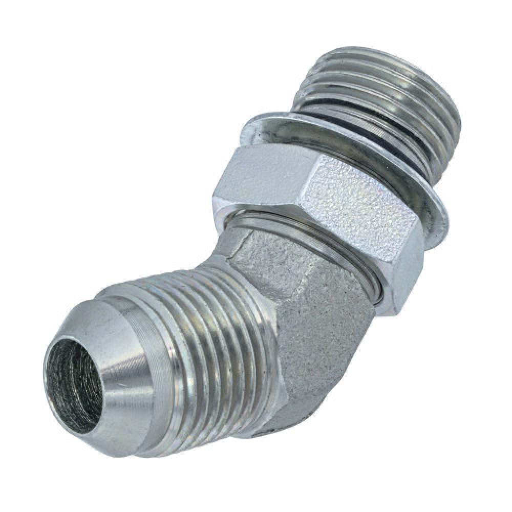 1/2&#34;x7/8-14&#34; JIC 37° Flare Straight Thread O-Ring Elbow 45°<span class=' ItemWarning' style='display:block;'>Item is usually in stock, but we&#39;ll be in touch if there&#39;s a problem<br /></span>