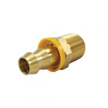 Paulin D362-8C - 1/2"x3/8" Push-On Hose Ends w/Male Pipe Brass