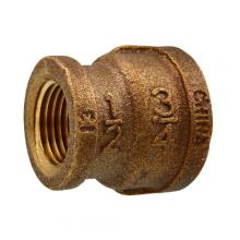 Paulin DC119-ED - 3/4"x1/2" Pipe Reducing Coupling Cast Brass