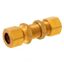 Paulin D77-4 - 1/4" Compression Bulkhead Union Brass
