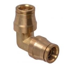 Paulin D7065DT-6 - 3/8" PTC Air Brake Elbow 90° Brass