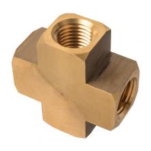 Paulin D102-A - 7/16" Pipe Cross Extruded Brass