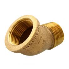Paulin DC124-F - 1" Pipe Street Elbow 45° Cast Brass