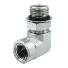 Paulin DSO1015-4A - 7/16-20"x1/8" Pipe Female Elbow 90° w/O-Ring Steel