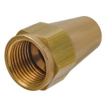 Paulin D41S-4 - 1/4"x3/4" Flare Nut Short Milled Brass