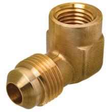 Paulin DF50-10D - 5/8"x1/2" Flare Elbow 90° Forged Brass