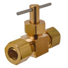 Paulin D11-5 - 5/16" Needle Valve Straight Brass