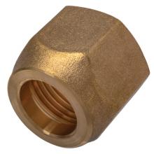 Paulin D40-6-4 - 3/8"x1/4" Flare Nut Short Standard Reducing Brass